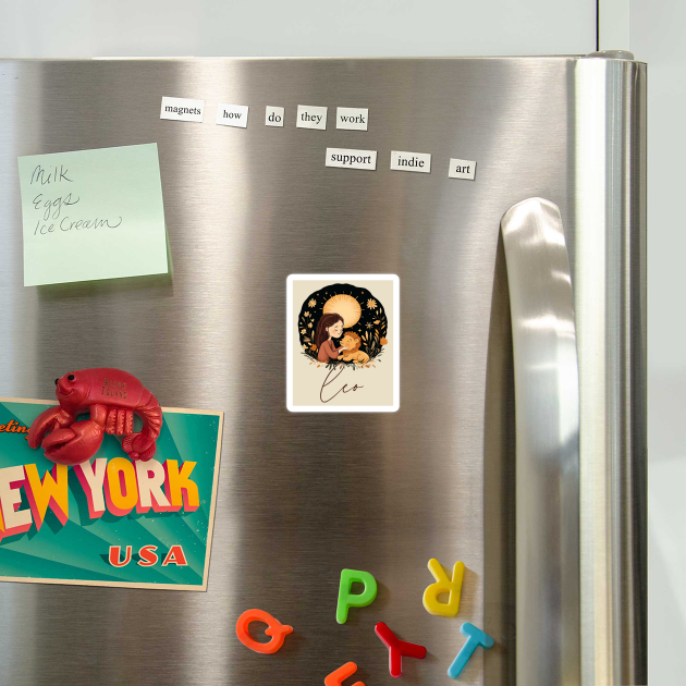 ♌ Radiant & Confident | Bohemian Leo Zodiac Art by TuncGK